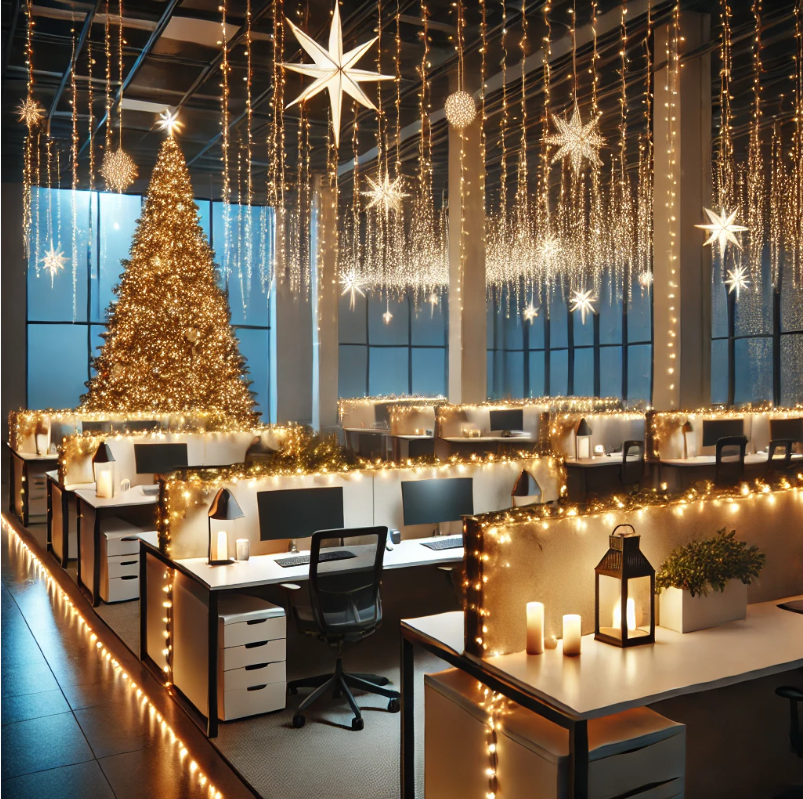 Illuminate the Space with Holiday Lights ​for Christmas