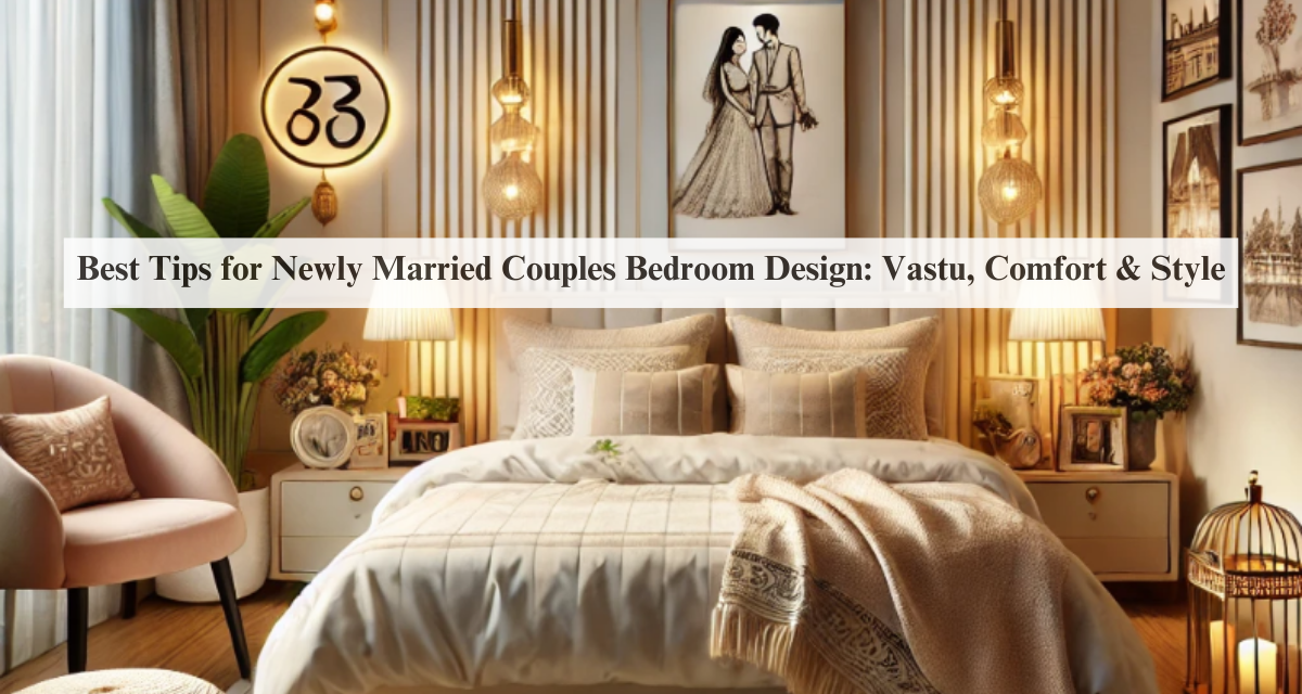 Best Tips for Newly Married Couples Bedroom Design: Vastu, Comfort & Style