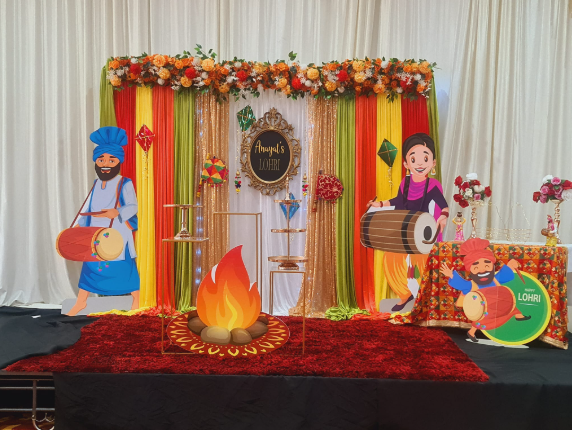 Creative Kid-Friendly Activities Corner for lohri at house